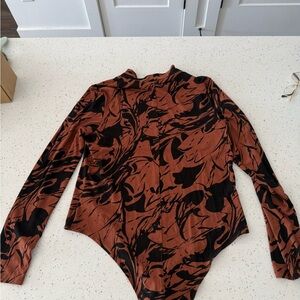 a new day Rust Long Sleeve Top